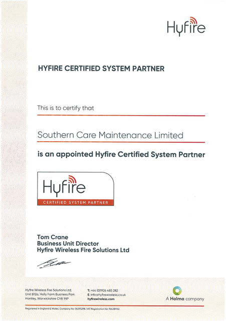 HyFire certified